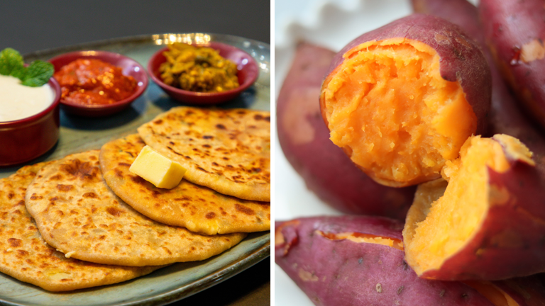 हिवाळ्याची खास चव: रताळ्याचा पराठा