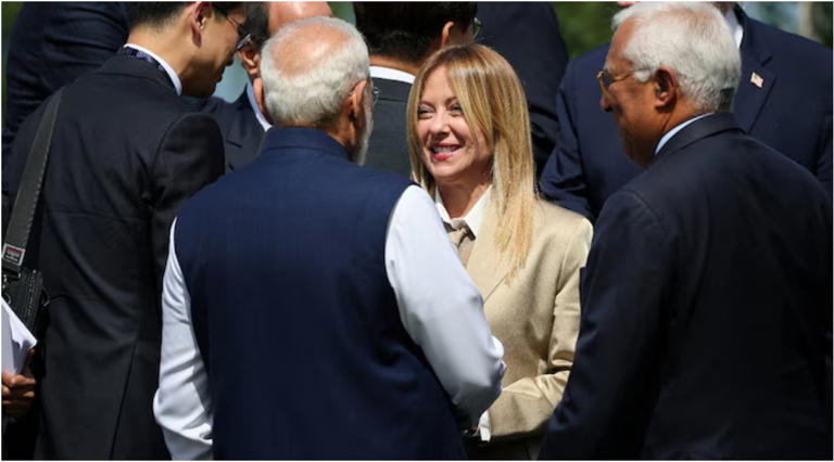  G7 परिषदेत भारत-इटली मैत्रीची पुन्हा झलक; मोदी-मेलोनी संवाद चर्चेत