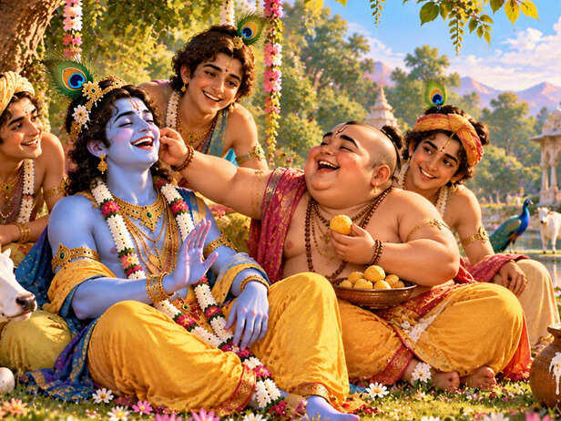  श्रीकृष्णाचे अष्टसखे — भक्ती, मैत्री आणि निःस्वार्थ सेवेची सुंदर कहाणी