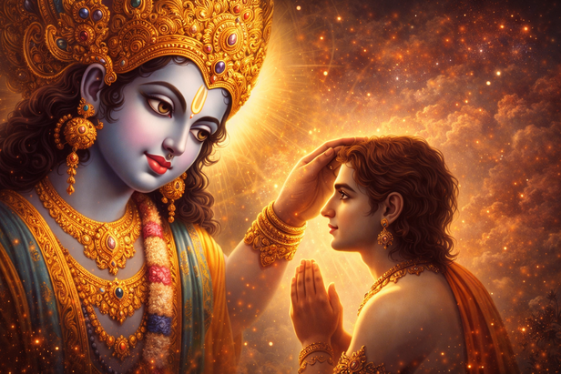 श्रीकृष्णांचा संदेश : जीवनातील संघर्ष ही शिक्षा नाही, तर मोठ्या उद्देशाची तयारी आहे