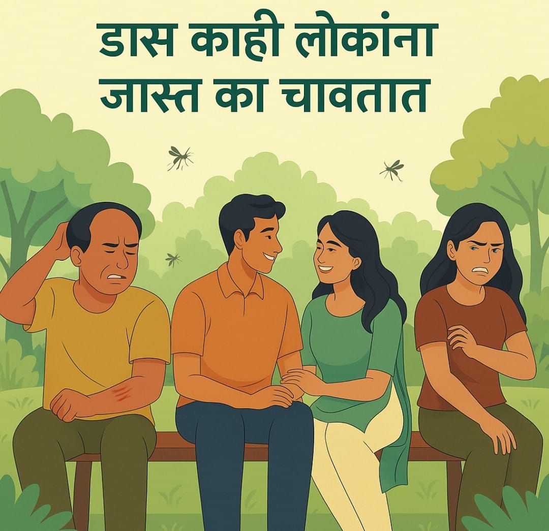  काही लोकांना डास जास्त चावतात का?