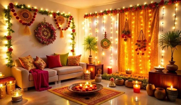 दिवाळीत घर उजळवा – सजावटीच्या काही सुंदर कल्पना