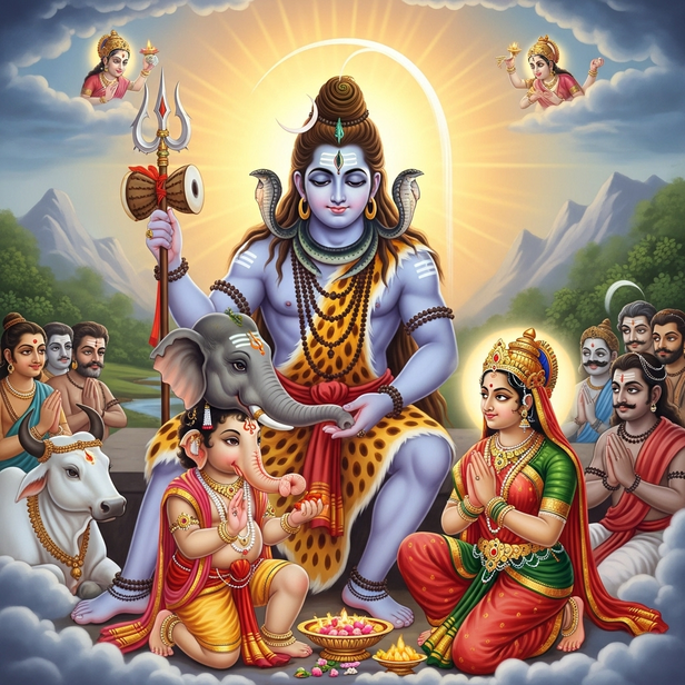  श्री गणेशाची जन्मकथा 