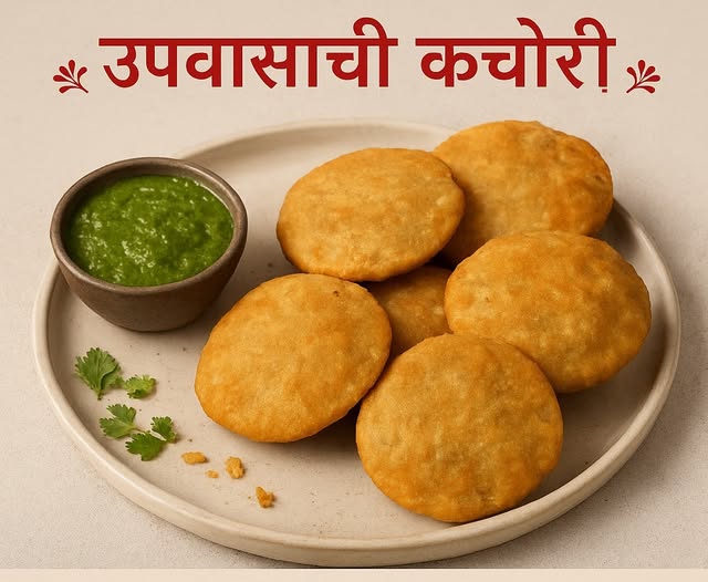  उपवासाची कचोरी – स्वाद आणि पौष्टिकतेचा संगम 