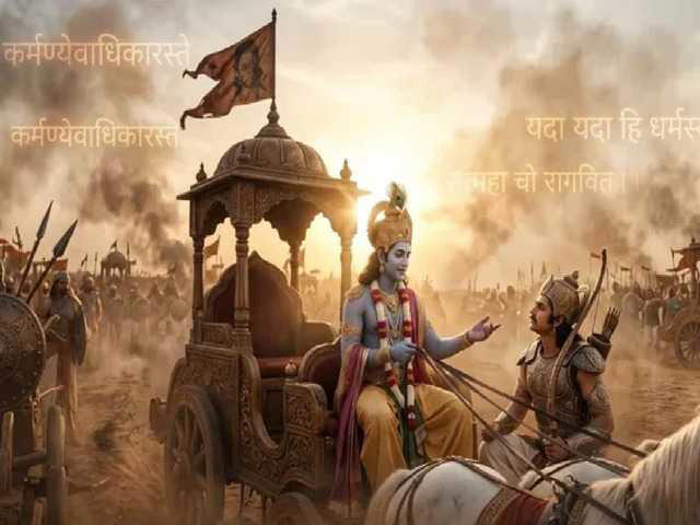 मनातील भीतीवर मात करण्यासाठी भगवद्गीतेतील १० जीवनमंत्र! श्रीकृष्णांच्या शिकवणीतून मिळवा सकारात्मक विचार आणि मनःशांती