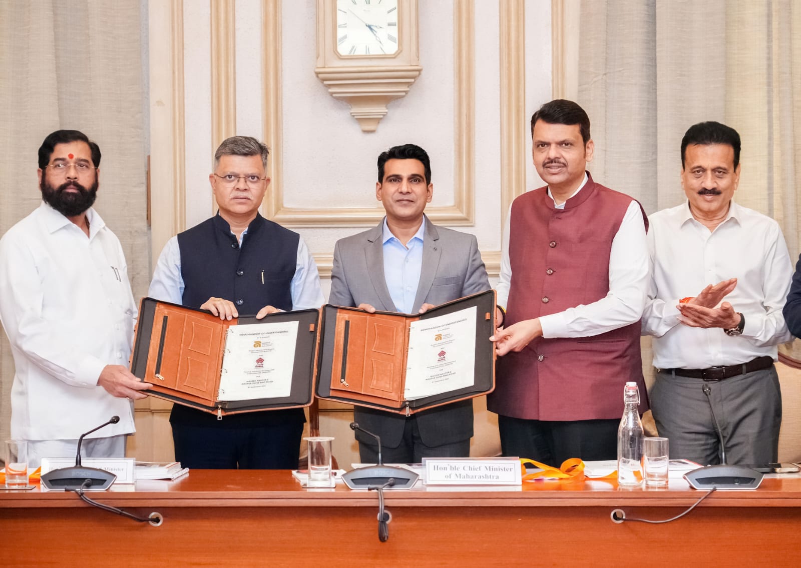 'नवीन नागपूर'च्या विकासासाठी एनएमआरडीए, एनबीसीसी आणि हडको यांच्यात दोन महत्त्वपूर्ण सामंजस्य करार