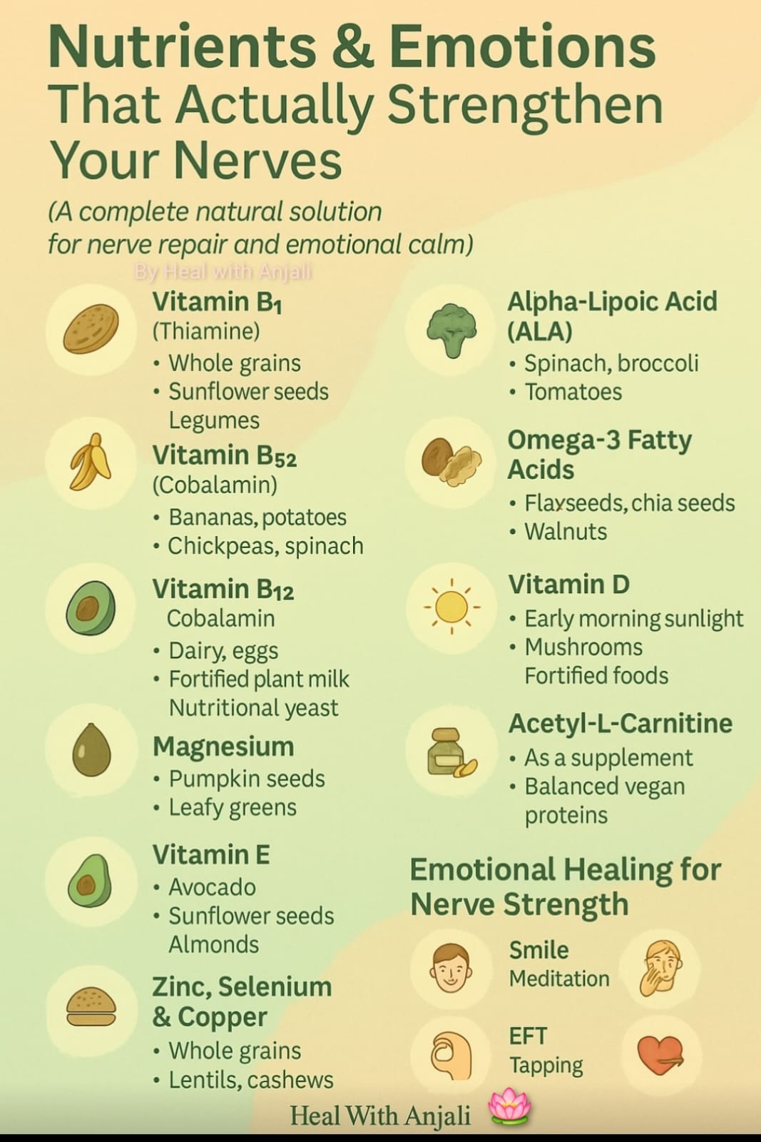 Nutrients & Emotions That Actually Strengthen Your Nerves : (Healer Anjali Jadhav)