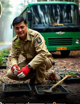 निसर्गासाठी आयुष्य वेचणारा बस कंडक्टर – प्रेरणादायी हरित योद्धा