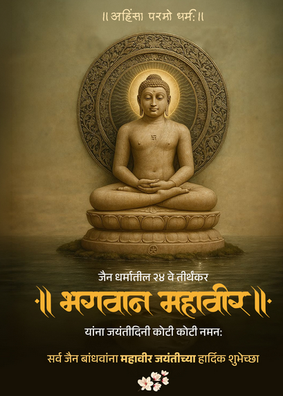 भगवान महावीर जयंती: शांती, संयम आणि मानवतेचा संदेश