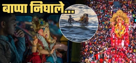 AIच्या नजरेपासून कोळी बांधवांच्या सलामीपर्यंत… मुंबईच्या विसर्जन सोहळ्याची खास झलक