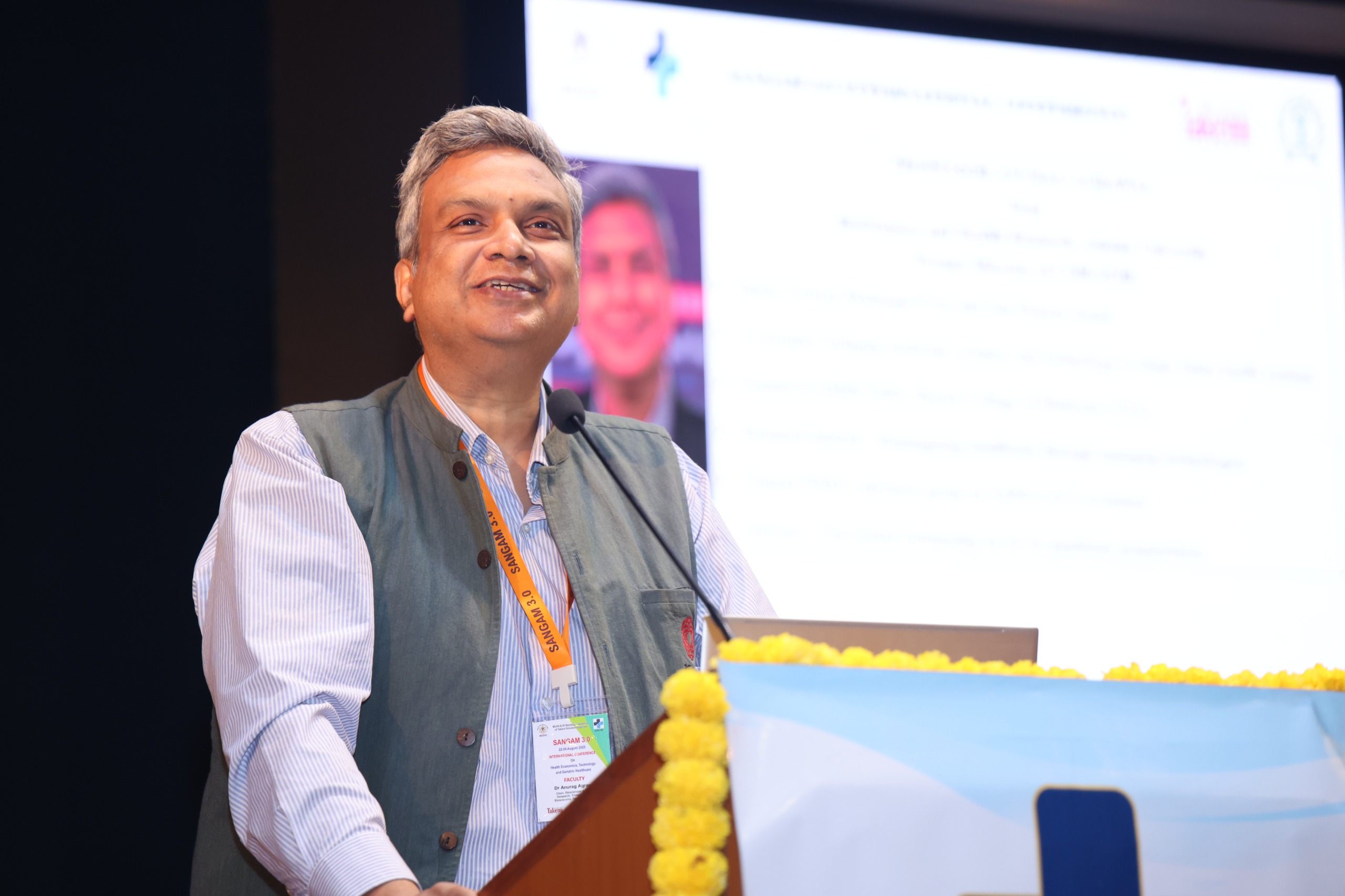 आरोग्य क्षेत्रात कृत्रिम बुध्दीमत्तेचा सकारात्मतेने वापर होणे गरजेचे -  डॉ. अनुराग अग्रवाल यांचे प्रतिपादन