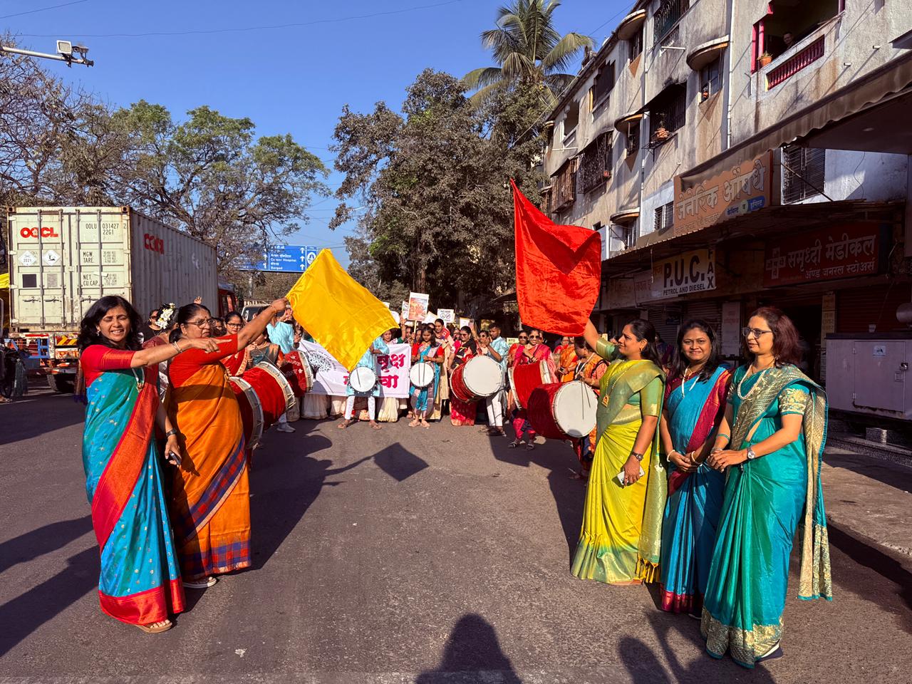 संस्कृती सखी मंच प्रस्तुत “Saree Walkathon – 2nd Edition” उत्साहात संपन्न