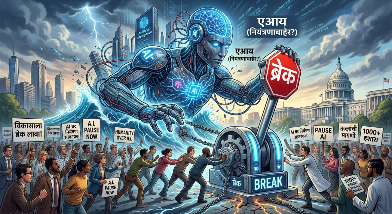 एआय  नियंत्रणाबाहेर जाईल??  विकासाला ब्रेक लावा; एक हजाराहून अधिक तज्ज्ञांची अमेरिकेत मागणी